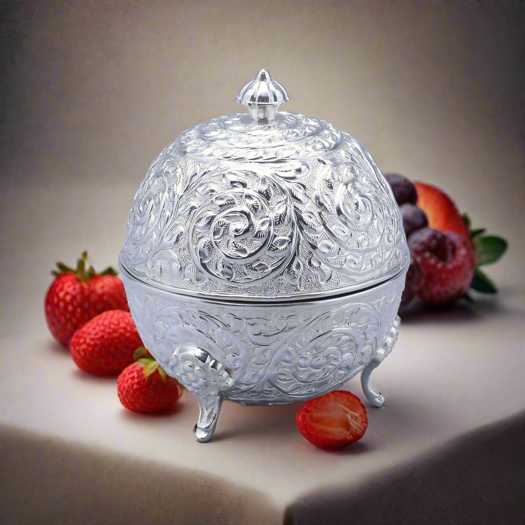 Classic Vine Design Dessert Dish