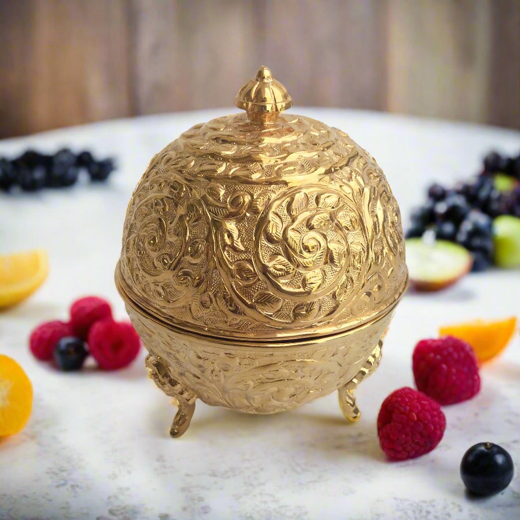 Classic Vine Design Dessert Dish