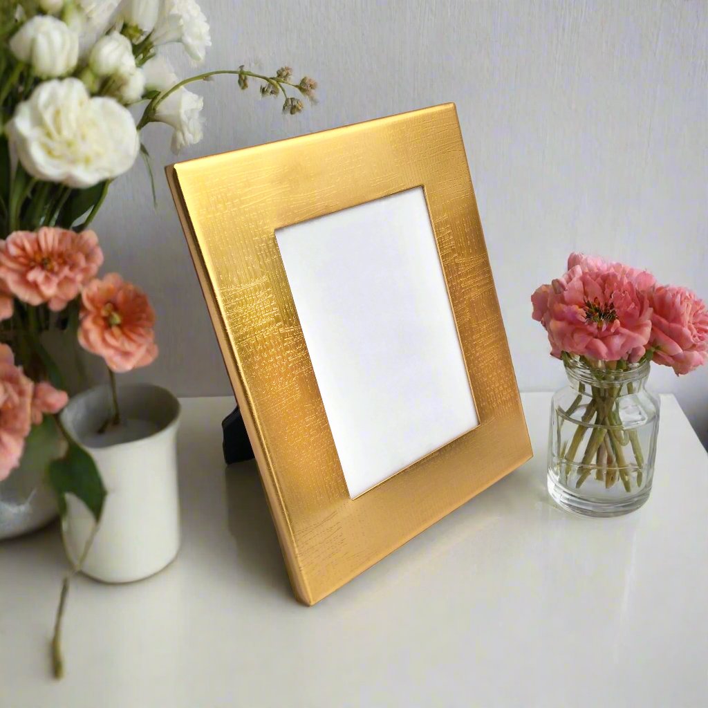 Aurelia 24k Gold Plated Picture Frame