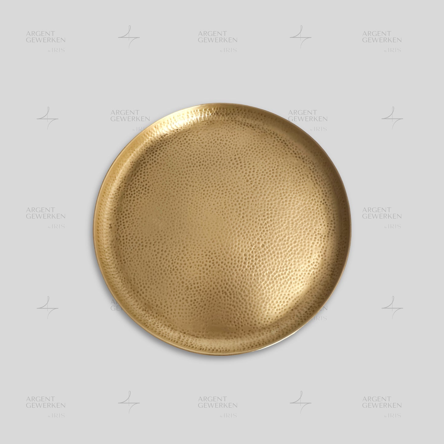 Kansa Finish Hammered Salver