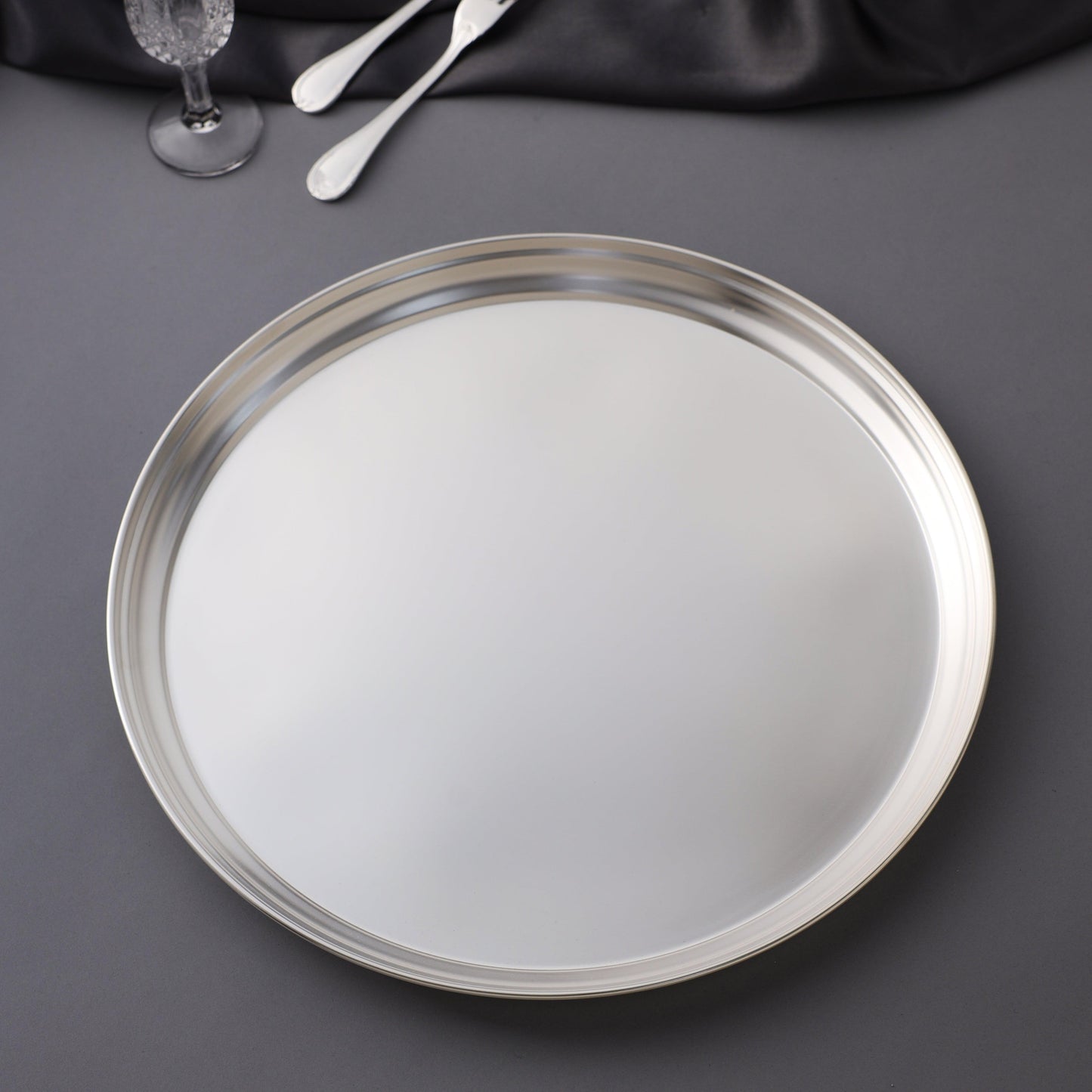 Elegante Salver Silver Plated
