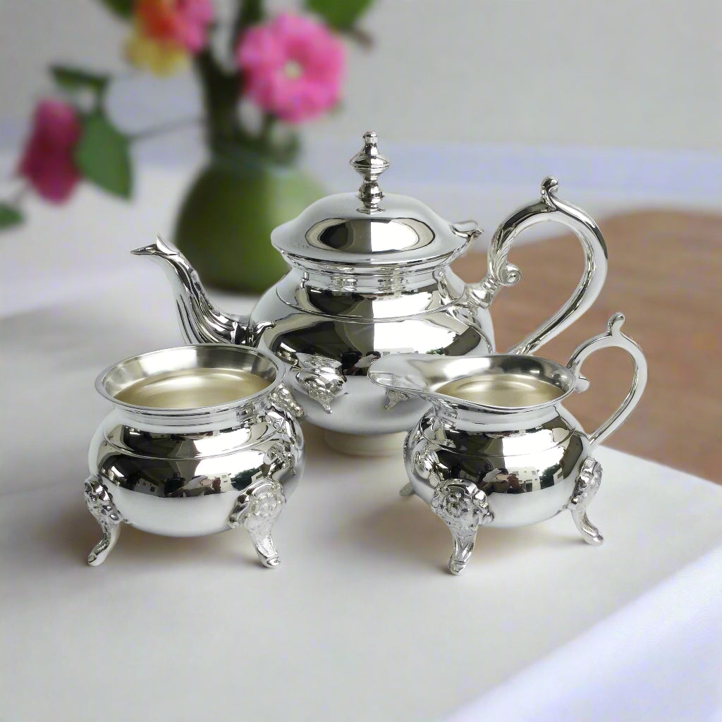 Art Nouveau Silver Plated Tea Pot