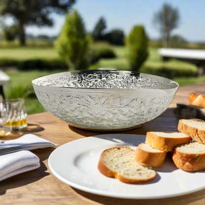 Classic Vine Silver Plated Bread Basket
